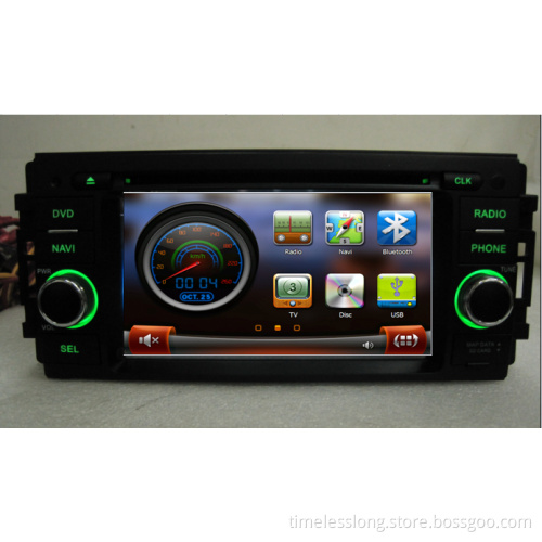 Car DVD for Chrysler Sebring Dodge Jeep Wrangler with GPS Bt Steering Wheel Control Arm11 Platform (TID-6021)